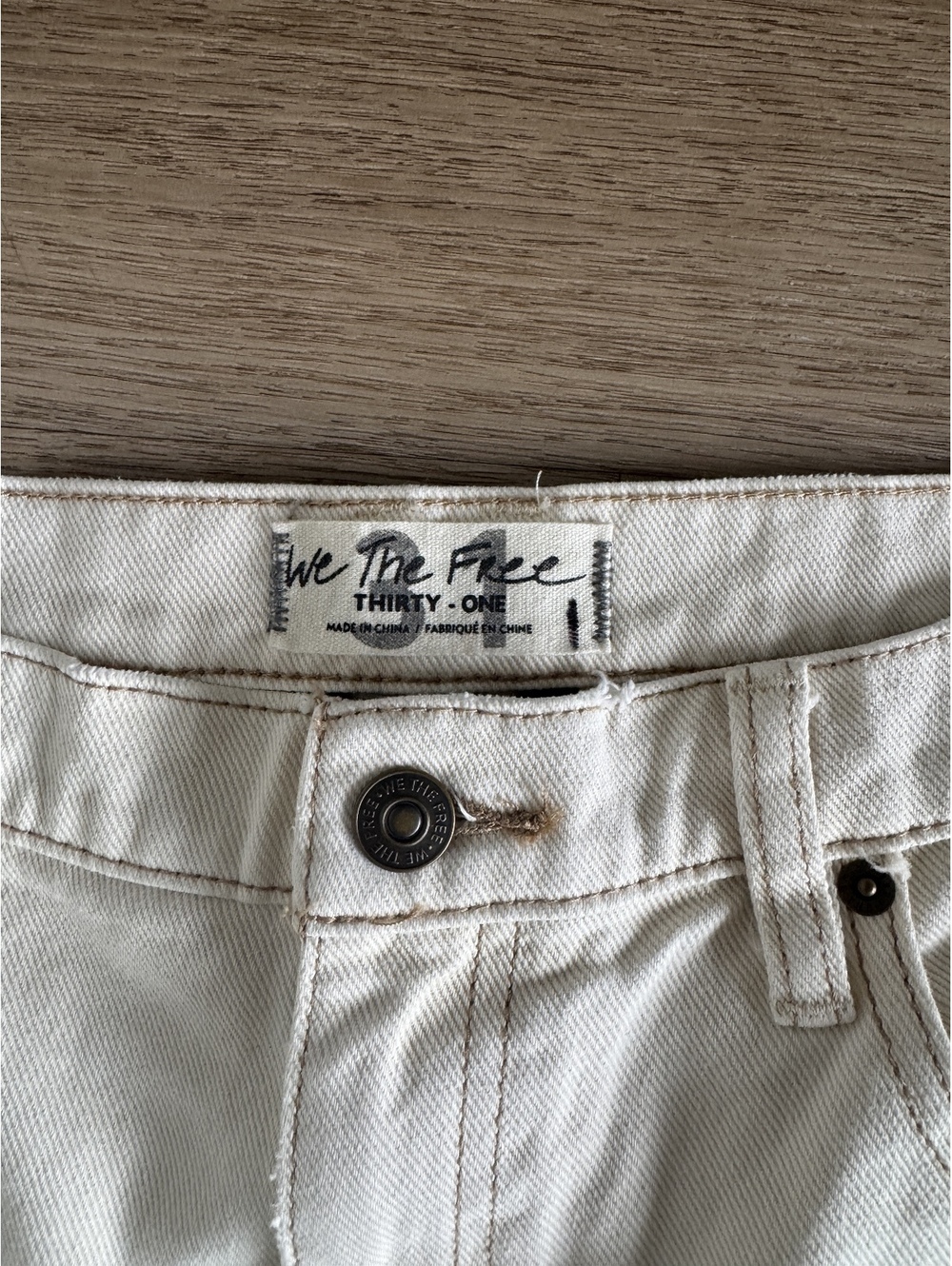 Free People We The Free CRVY High Rise Distressed Mom Jean